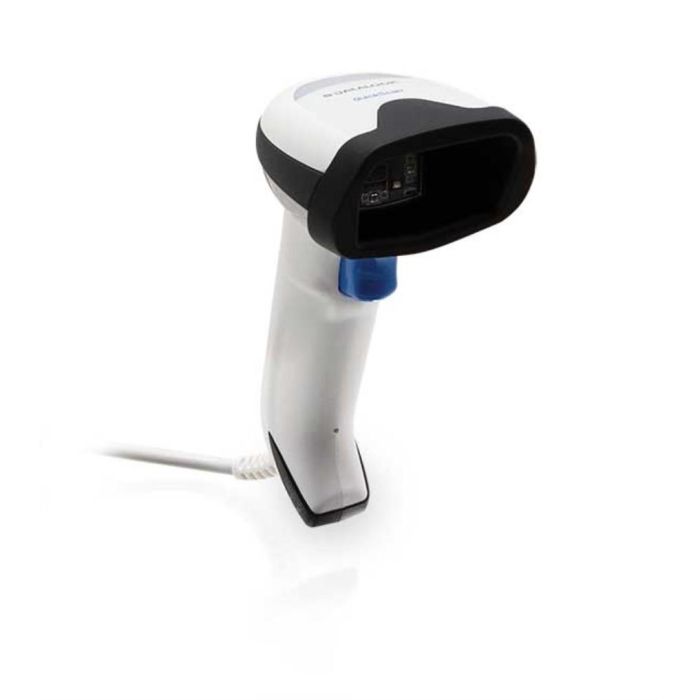 Datalogic QD2590 Lector de Códigos de Barras Portátil 1D/2D GS1 DataBar Blanco USB KIT 3