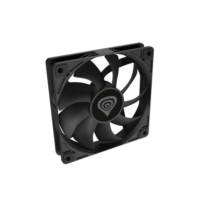 Genesis Ventilador Caja Oxal 120 Negro para PC, 120mm, 1300 RPM, Flujo Aire 46.1 CFM, Ruido 22.1 dB, 3 Pines 4