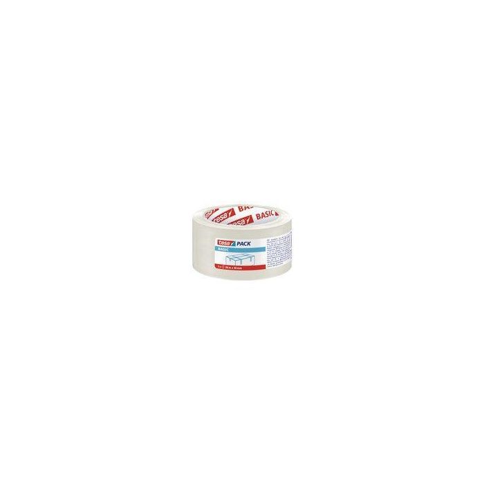 Tesa Cinta de Embalaje Basic PP Transparente 66m x 50mm (6 Unidades) (6 Unidades)