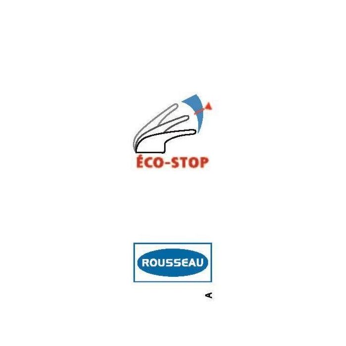 ROUSSEAU Grifo Monomando para Lavabo Ilo Cromo | Ahorro Agua Eco-Stop, Cartucho Cerámico 40mm, Desagüe Click-Clack, Caño Fijo, ACS 2