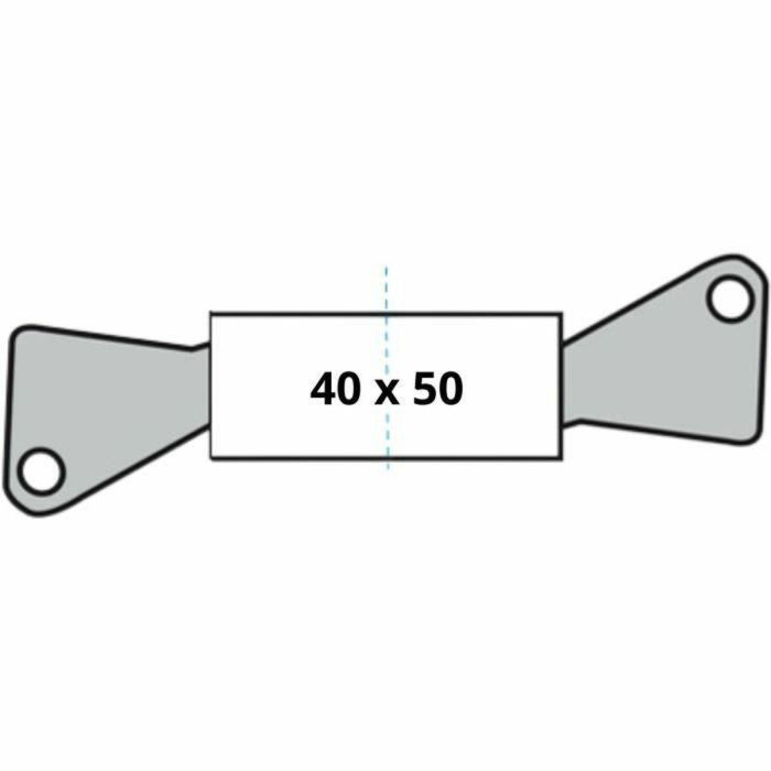 Cilindro de seguridad Yale 40 x 50 mm Latón 3