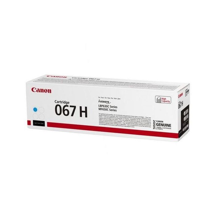 CANON Toner 067H cyan, i-SENSYS LBP631 LBP633 MF651 MF655 MF657 2.350p. 2 CANON Toner 067H cyan, i-SENSYS LBP631 LBP633 MF651 MF655 MF657 2.350p. 2