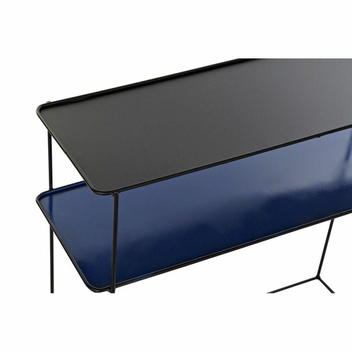 Consola Moderno DKD Home Decor Azul Negro 27.5 x 65 x 80 cm Set de 2 1