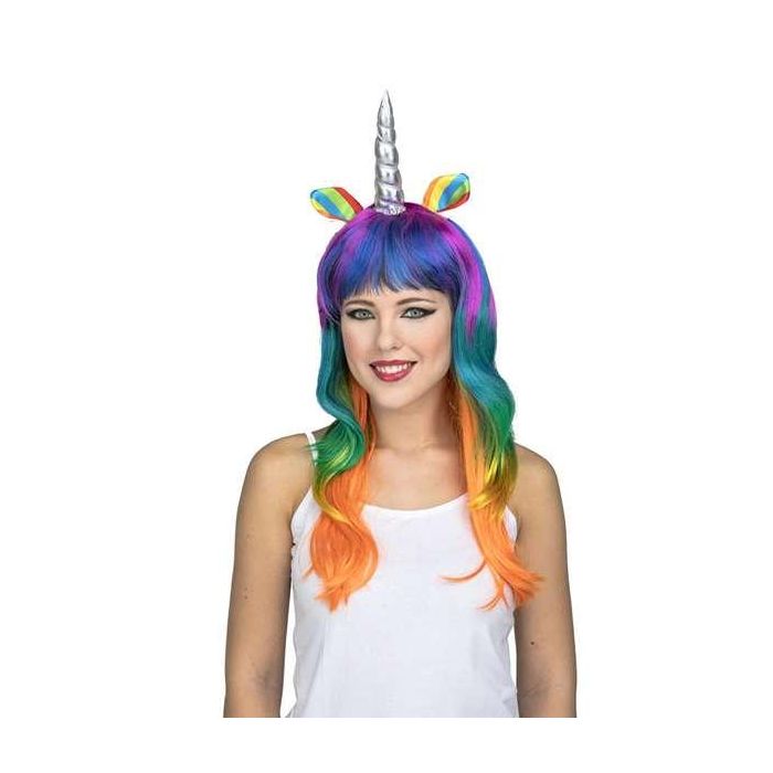Peluca unicornio multicolor Peluca unicornio multicolor