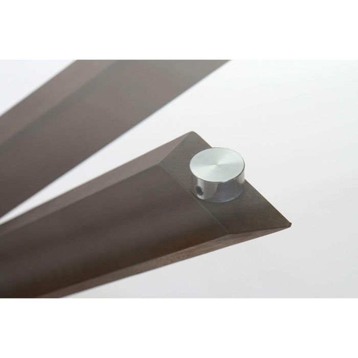 Mesa de Comedor DKD Home Decor Cristal Marrón Transparente Nogal 120 x 120 x 76 cm 5 Mesa de Comedor DKD Home Decor Cristal Marrón Transparente Nogal 120 x 120 x 76 cm 5