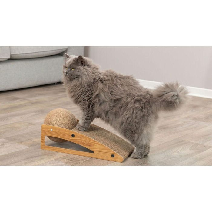 Rascador para Gatos Trixie Yute Madera Cartón 40 × 17 × 20 cm 4