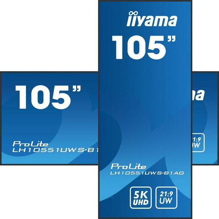 Iiyama LH10551UWS-B1AG Monitor Profesional 105" 5K UW 5120x2160 IPS 24/7 Uso Horizontal y Vertical 8ms 500cd 21:9 HDMI DP USB-C 2 Iiyama LH10551UWS-B1AG Monitor Profesional 105" 5K UW 5120x2160 IPS 24/7 Uso Horizontal y Vertical 8ms 500cd 21:9 HDMI DP USB-C 2