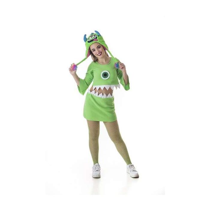 Disfraz adulto talla s monster verde talla s 1 Disfraz adulto talla s monster verde talla s 1
