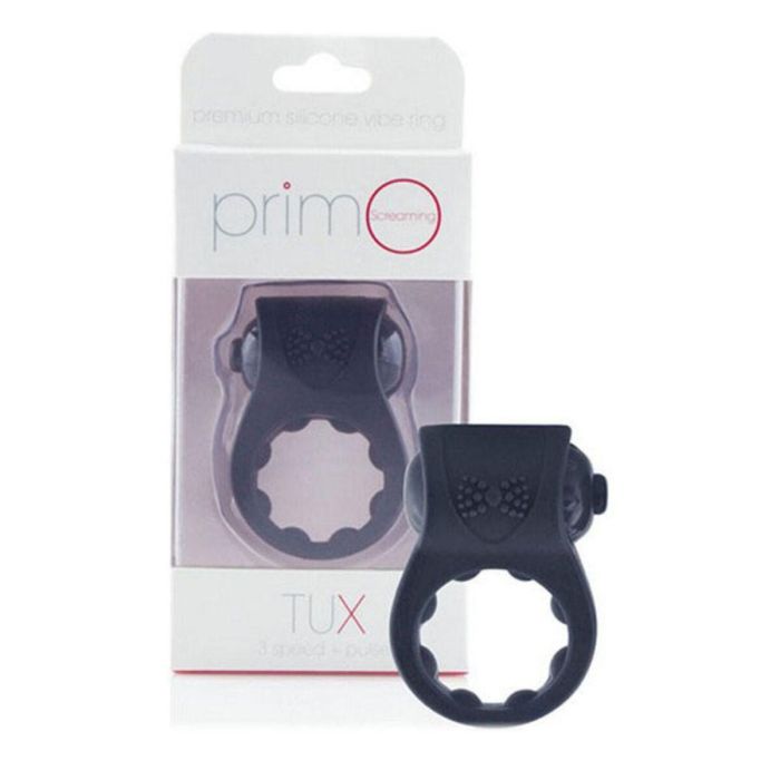 Anillo Vibrador para el Pene The Screaming O Primo Tux Negro 1