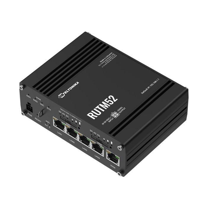 Teltonika Networks RUTM52 (EU) 5G LTE Dual modem Router 1 Teltonika Networks RUTM52 (EU) 5G LTE Dual modem Router 1