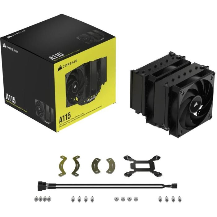 Corsair CT-9010011-WW Enfriador de torre de alto rendimiento para procesador A115 13 Corsair CT-9010011-WW Enfriador de torre de alto rendimiento para procesador A115 13