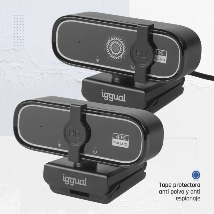 Webcam iggual IGG319949 4K Ultra HD 5 Webcam iggual IGG319949 4K Ultra HD 5