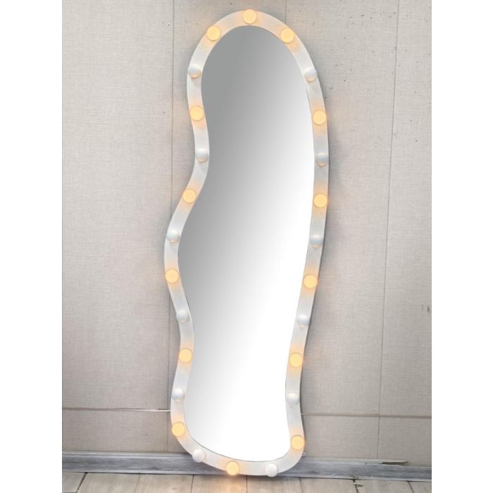 Espejo Moderno DKD Home Decor Blanco 7.5 x 165 x 56.5 cm 1 Espejo Moderno DKD Home Decor Blanco 7.5 x 165 x 56.5 cm 1