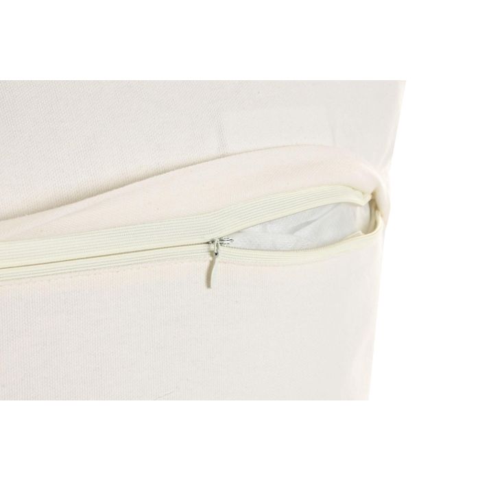 Cojin Boho DKD Home Decor Crudo 45 x 45 cm (2 Unidades) 2