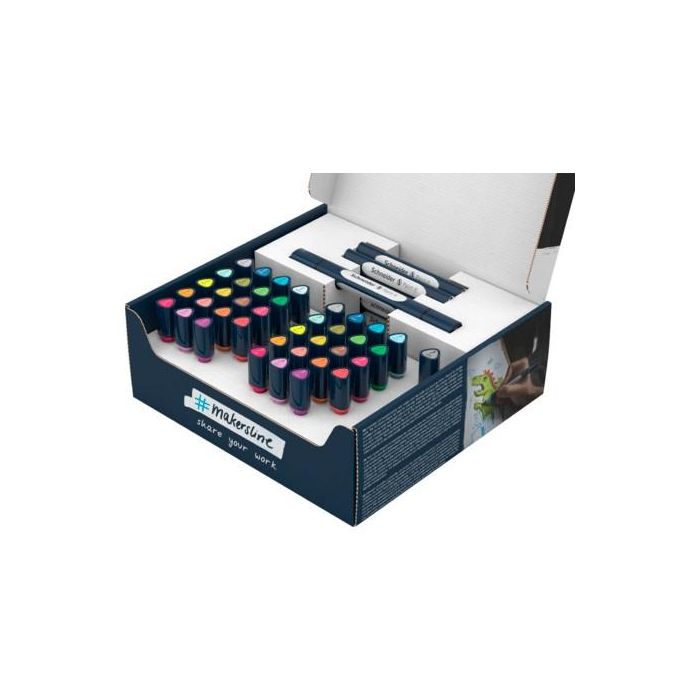 Scheider Rotuladores Paint-It 040 Twinmarker Set Completo C-Surtidos Caja 52 Piezas