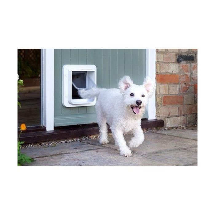 Sureflap Gatera Lector Microchip para Gatos Grandes y Perros Pequeños - Solapa Electrónica Anticolados con Memoria 32 Chips Blanca 1 Sureflap Gatera Lector Microchip para Gatos Grandes y Perros Pequeños - Solapa Electrónica Anticolados con Memoria 32 Chips Blanca 1