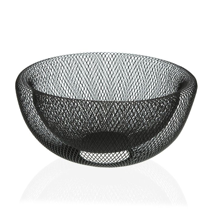 Frutero Metal Negro Versa 15CM (2 Unidades) Frutero Metal Negro Versa 15CM (2 Unidades)
