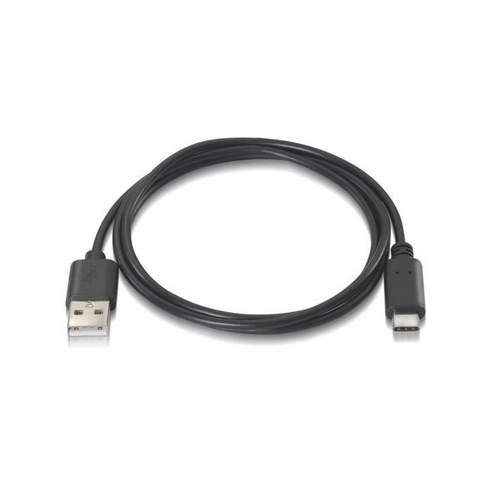 Aisens Cable USB 2.0 3A Tipo USB-C-M - A-M Negro 0,5M