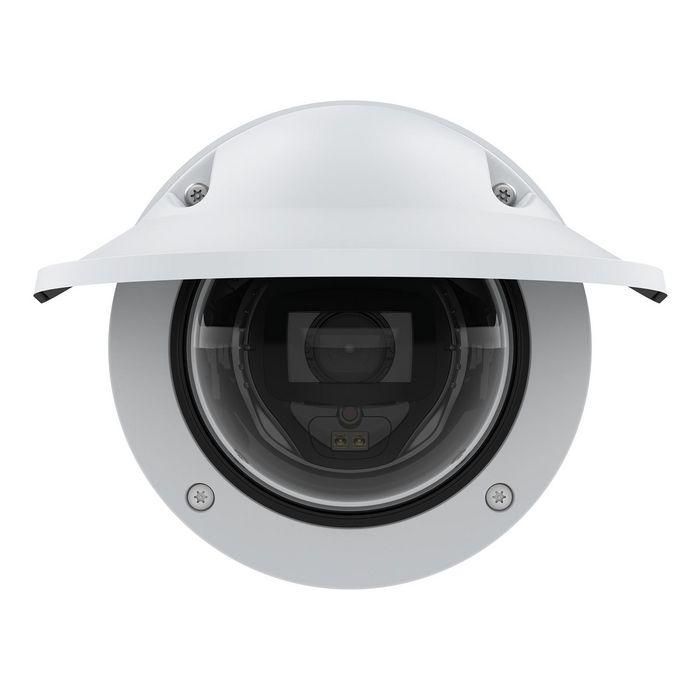 Axis P3268-LVE Cámara IP Minidomo 8MP 4K IR40 WDR IK10 IP66, Lente 4.3-8.6mm, Lightfinder 2.0, DLPU Exterior 1