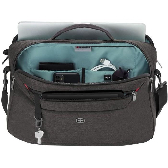 Wenger MX Commute Mochila para portátil 40,6 cm (16") de Poliéster Gris con Correas Acolchadas 2 Wenger MX Commute Mochila para portátil 40,6 cm (16") de Poliéster Gris con Correas Acolchadas 2