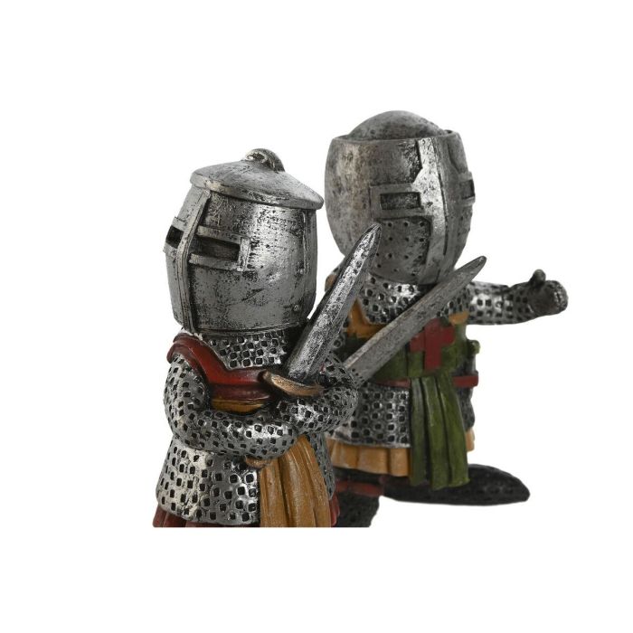 Figura Cottage DKD Home Decor Gris 4 x 9 x 6 cm (2 Unidades) 2 Figura Cottage DKD Home Decor Gris 4 x 9 x 6 cm (2 Unidades) 2