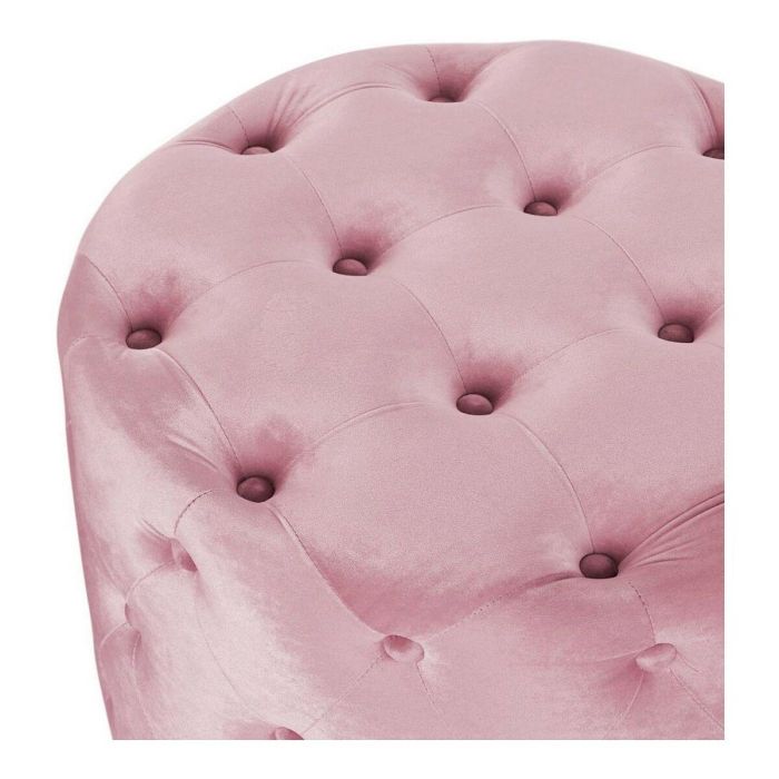 Reposapiés DKD Home Decor Rosa Velvet Madera MDF Glam (2 pcs) 3 Reposapiés DKD Home Decor Rosa Velvet Madera MDF Glam (2 pcs) 3