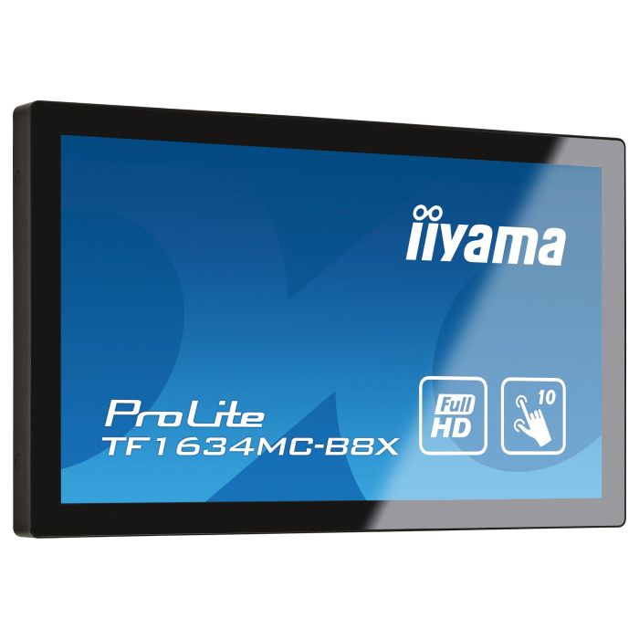 iiyama TF1634MC-B8X Monitor Táctil de 15.6" Full HD LED 1920x1080 con HDMI y DisplayPort 2 iiyama TF1634MC-B8X Monitor Táctil de 15.6" Full HD LED 1920x1080 con HDMI y DisplayPort 2