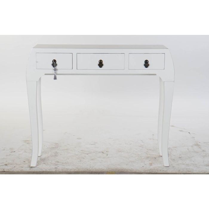 Consola Oriental DKD Home Decor Blanco Plateado 26 x 80 x 96 cm 5 Consola Oriental DKD Home Decor Blanco Plateado 26 x 80 x 96 cm 5