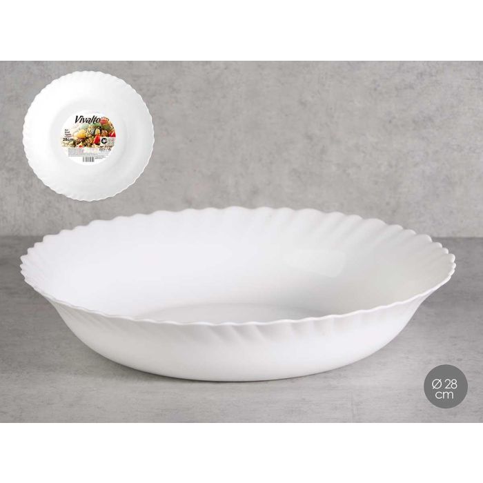 Ensaladera Grande Clasica Opal 28Cm Vivalto (18 Unidades) Ensaladera Grande Clasica Opal 28Cm Vivalto (18 Unidades)