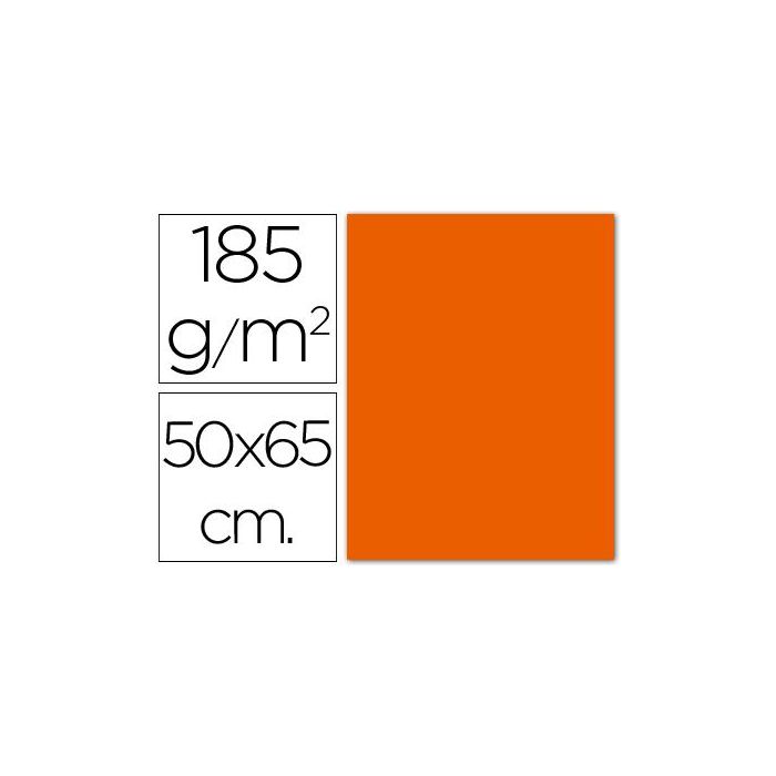 Iris Cartulina 50x65 cm 185 gr Mandarina -25U-