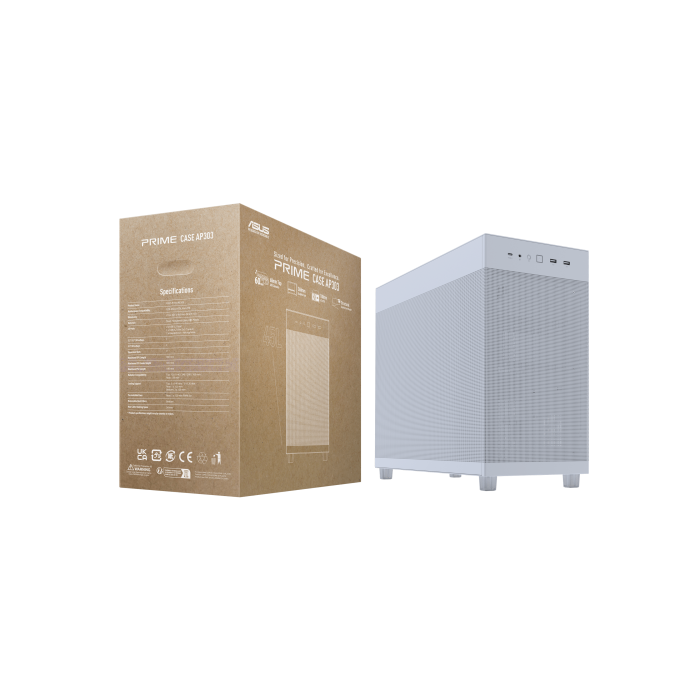 Asus Prime Ap303 Mesh Midi Tower Blanco 14