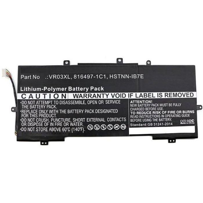 CoreParts Batería para Portátil HP 33.06Wh Li-Pol 11.4V 2900mAh Negra, Compatible con HP Envy 13-D046TU, Envy 13-D051TU y Pavilion 13-D series