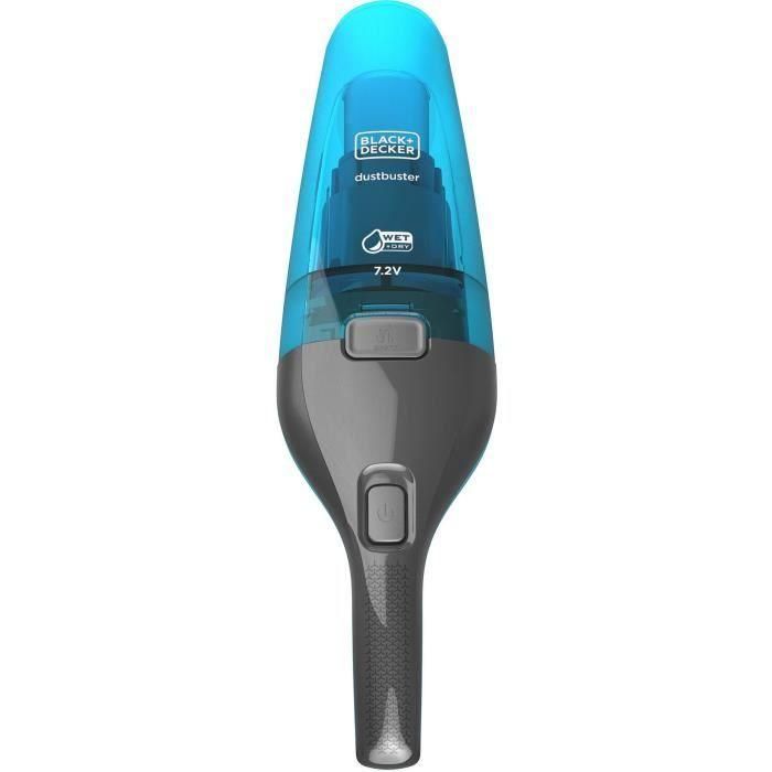 Aspirador de mano Black+Decker RECOGETODO 7,2V sin cable, apto para líquidos y sólidos, batería de litio, depósito translúcido - AZU/TRA 1 Aspirador de mano Black+Decker RECOGETODO 7,2V sin cable, apto para líquidos y sólidos, batería de litio, depósito translúcido - AZU/TRA 1