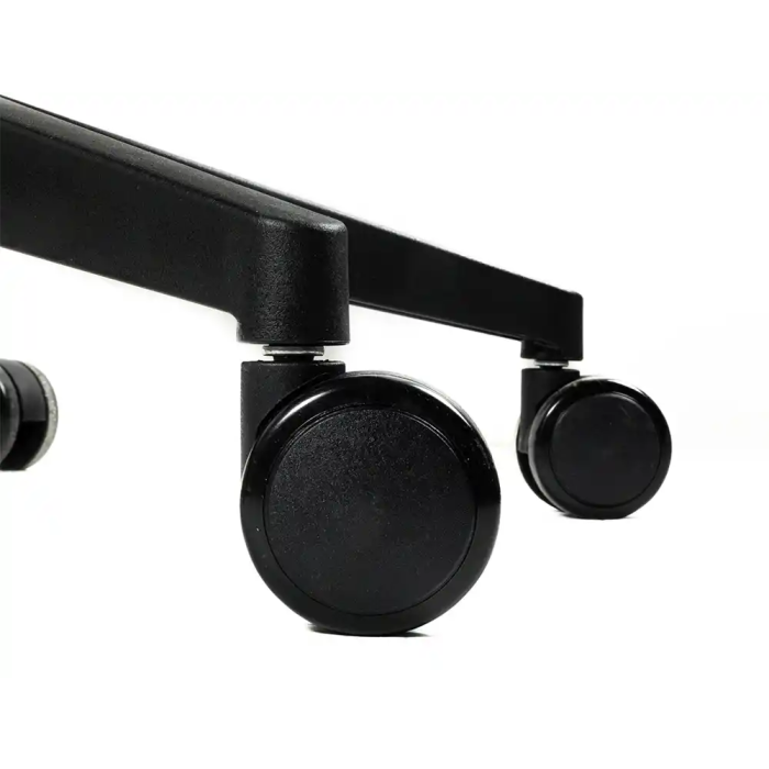 Q-connect Silla de Oficina Ancona Malla Base Metálica Negro - Altura Máx 1110 Anc 660 Prof 590 Ruedas Premium 5