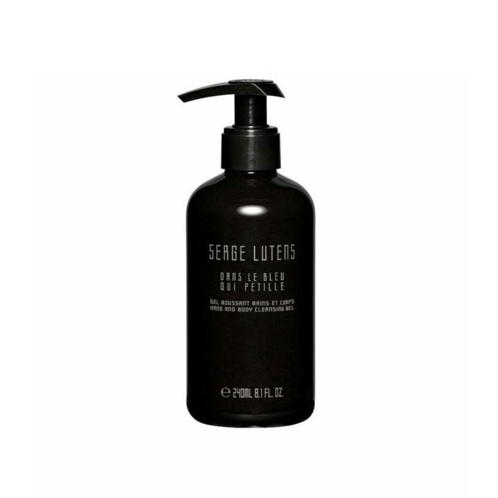 Serge Lutens Dans le Bleu qui Pétille Gel Limpiador de Manos y Cuerpo, Fragancia Vibrante y Refrescante 240 ml