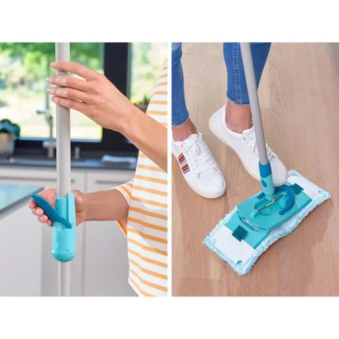 Leifheit 52121 Kit de limpieza de suelos Clean Twist M Ergo mobile con cubo giratorio y ruedas 2