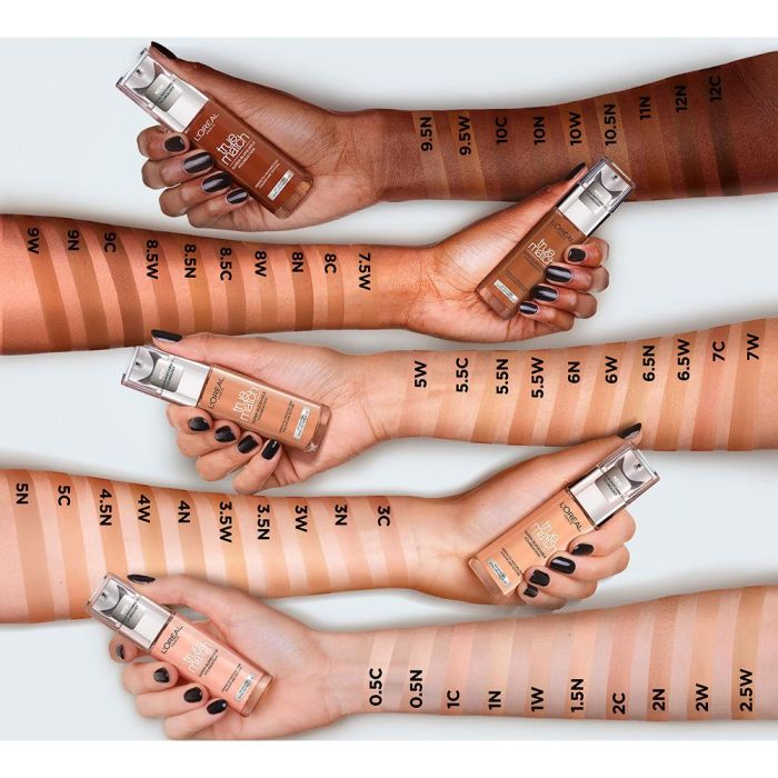 L'Oréal Paris Accord Parfait Foundation Hyaluronic Acid #5.N, Base de Maquillaje con Ácido Hialurónico, 30ml, Todo Tipo de Pieles 2