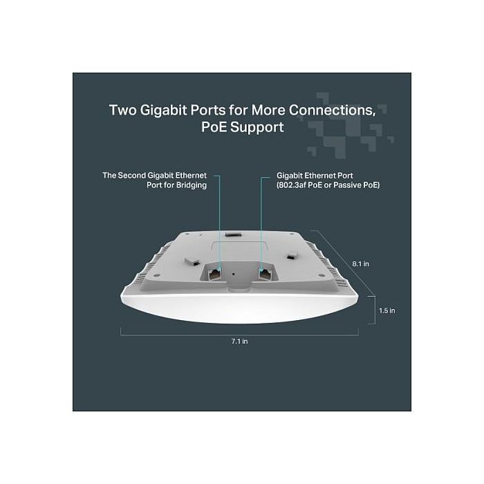 TP-Link FESTA F54 Access Point AC1750 Doble Banda 2.4 GHz 5 GHz 1300 Mbit/s 6