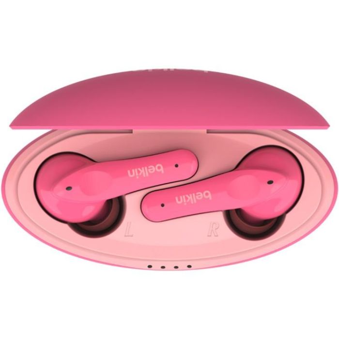 Auriculares con Micrófono Belkin PAC003BTPK Rosa 2 Auriculares con Micrófono Belkin PAC003BTPK Rosa 2