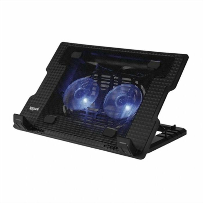 Base de Refrigeración para Portátil iggual IGG319369 Negro Base de Refrigeración para Portátil iggual IGG319369 Negro