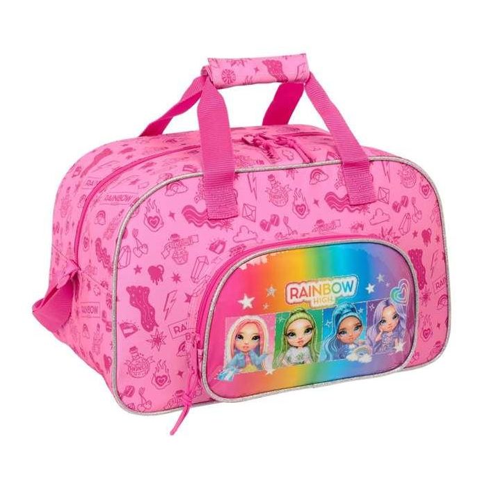 Bolsa de Deporte Rainbow High Shine Multicolor 40 x 24 x 23 cm