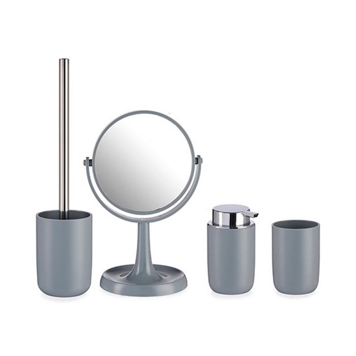 Set de Baño Berilo CN-B6369-G CN-B6369-G Gris Acero Inoxidable Polipropileno 16,5 x 29,5 x 17 cm 4 Piezas 3 Set de Baño Berilo CN-B6369-G CN-B6369-G Gris Acero Inoxidable Polipropileno 16,5 x 29,5 x 17 cm 4 Piezas 3