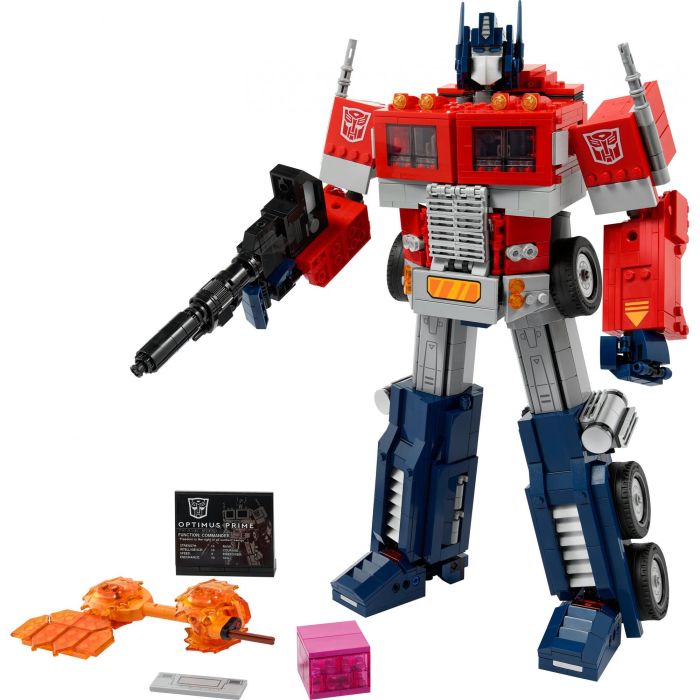 LEGO 10302 Icons Optimus Prime Transformers Modelo Detallado Robot Autobot 2 en 1 Transformable de Robot a Camión 1