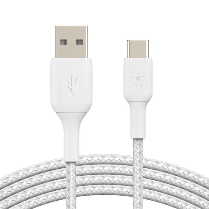 Cable USB A a USB C Belkin CAB002BT2MWH Blanco 2 m Cable USB A a USB C Belkin CAB002BT2MWH Blanco 2 m