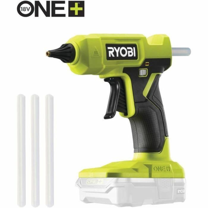 Ryobi RGLU18-0 Pistola de pegamento 18V con indicador de calentamiento y gatillo de velocidad variable, incluye 3 barras. 5 Ryobi RGLU18-0 Pistola de pegamento 18V con indicador de calentamiento y gatillo de velocidad variable, incluye 3 barras. 5