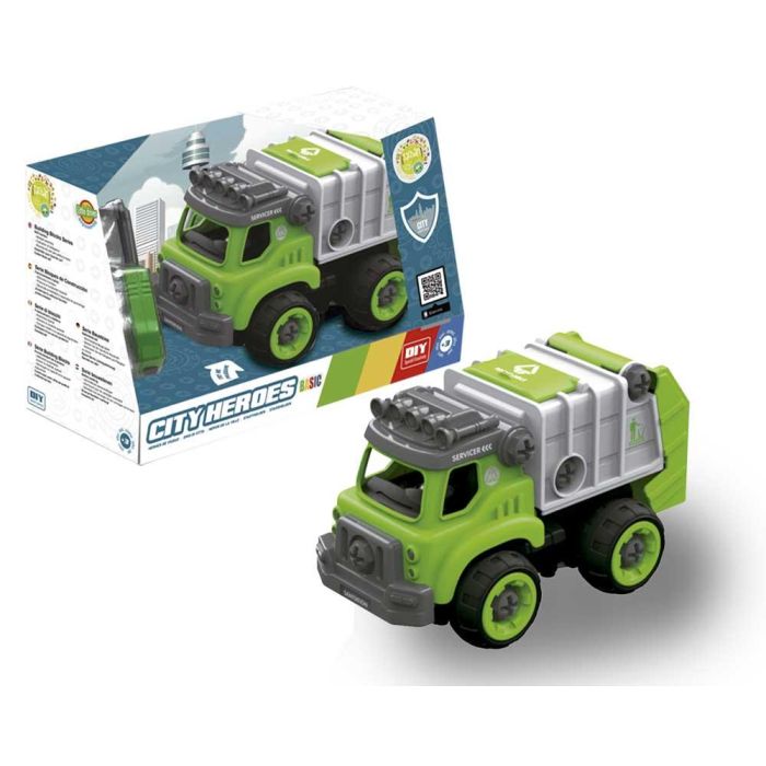 Tachan Camión Basura Desmontable con Sonido 27 Piezas Juguete para +3 Años