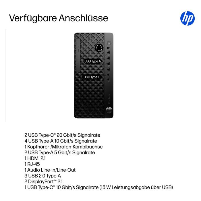 HP ELITEDESK 8 TWR G1I CU9-285/64GB/1TBSSD/RTX3050/W11Pro WLAN 12