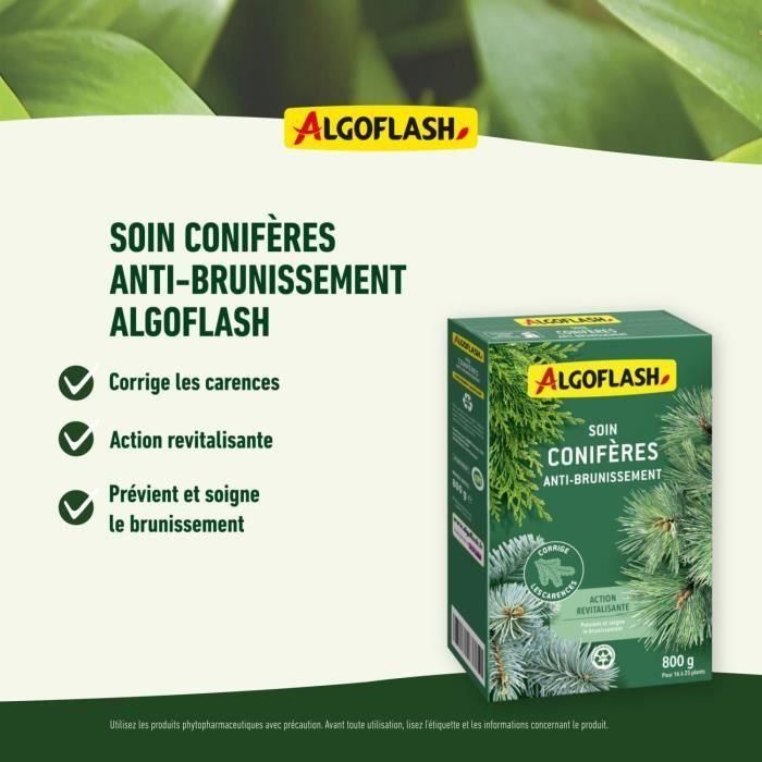 Tratamiento de coníferas anti -Brunión - Algoflash Naturasol Naturasol - 800G 1 Tratamiento de coníferas anti -Brunión - Algoflash Naturasol Naturasol - 800G 1