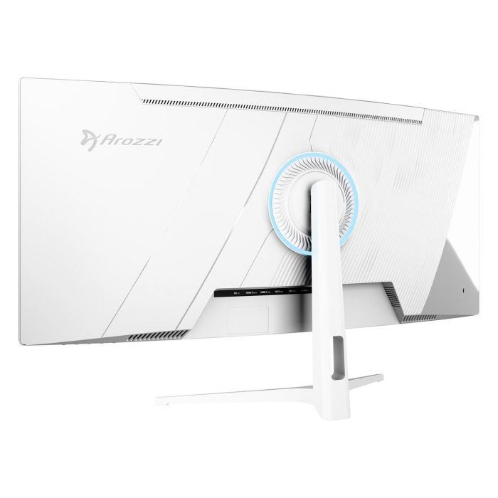 Arozzi TFT Nova 34" Curvo - Monitor Gaming VA, Resolución 3440 x 1440 4K Ultra HD, 165Hz, 1ms, Blanco