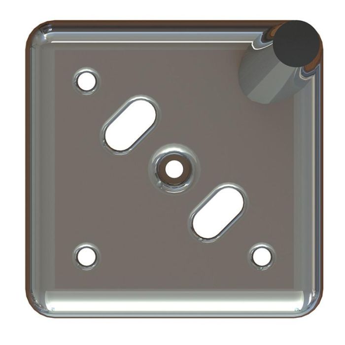 Q&Q Pata Metálica Birdie, Acero Resistente, Acabado Latón Cepillado, Altura H150, Soporte Estable para Muebles y Estructuras 2